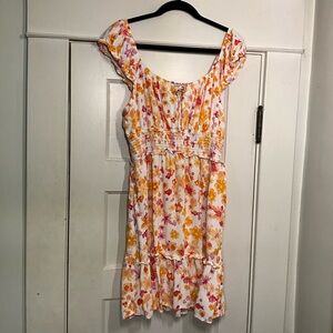 Wild Fable Floral Ruffle Mini Dress